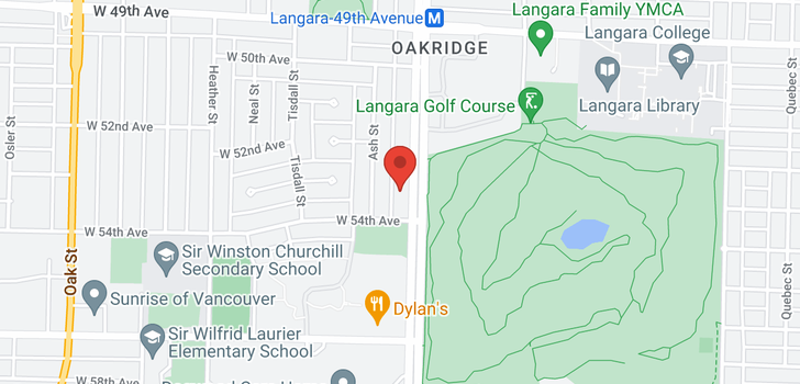 map of 602 6929 CAMBIE STREET